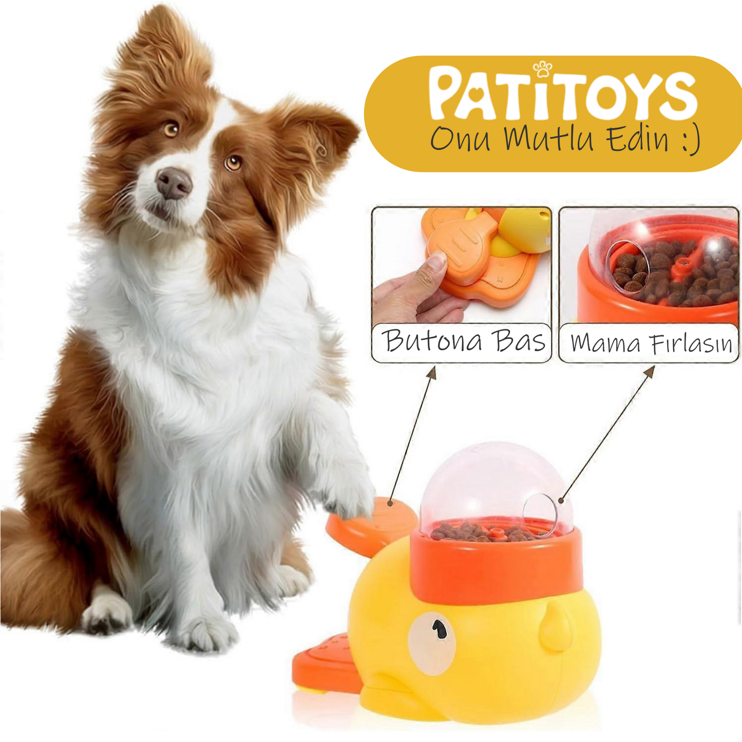 PatiToys® İnteraktif Ödüllü Pet Oyuncağı